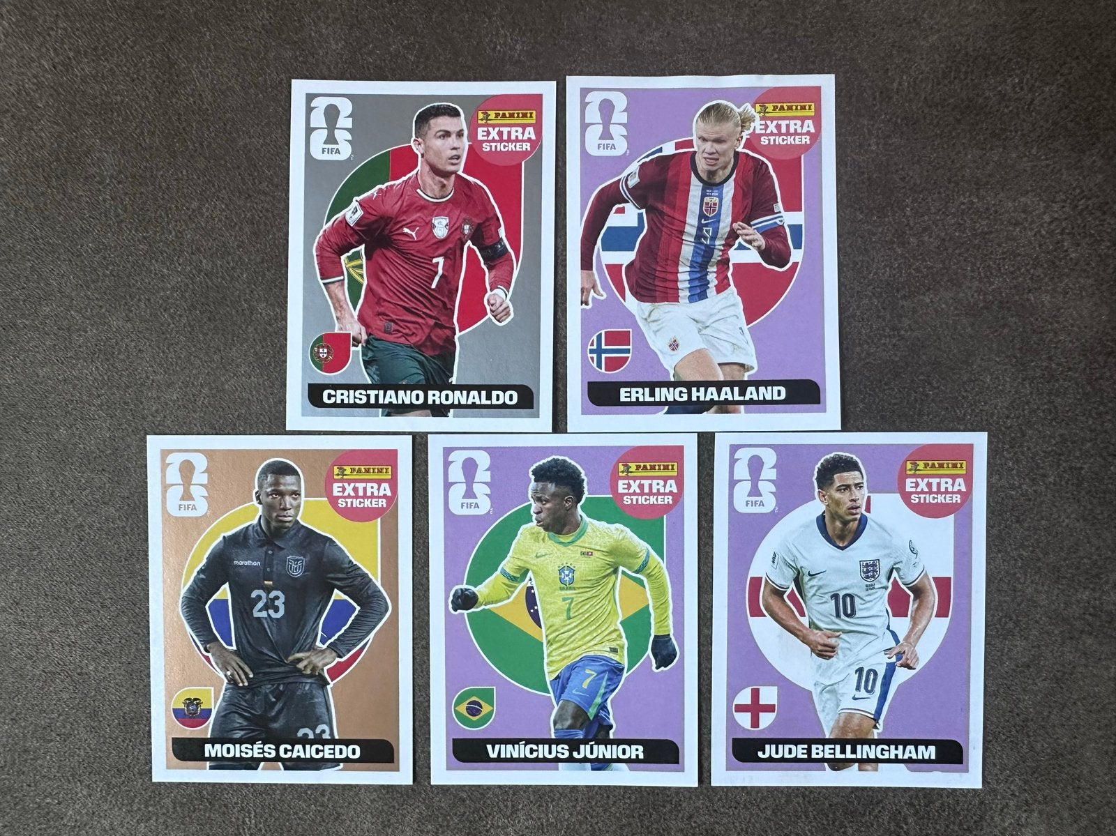 Zeldzame Panini WK extra stickers, incl. Ronaldo zilver, Verzamelen, Stickers, Ophalen of Verzenden, Nieuw, Sport