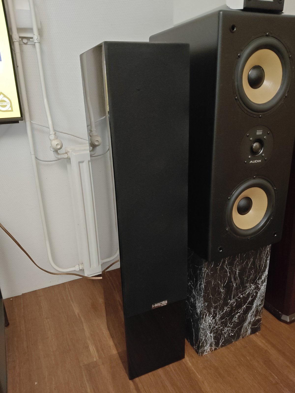 Hepta Design Audio HeptaOne-A Vloerstaande Luidsprekers, Vloerstaande luidspreker, Gebruikt, 120 tot 150 watt, Ophalen