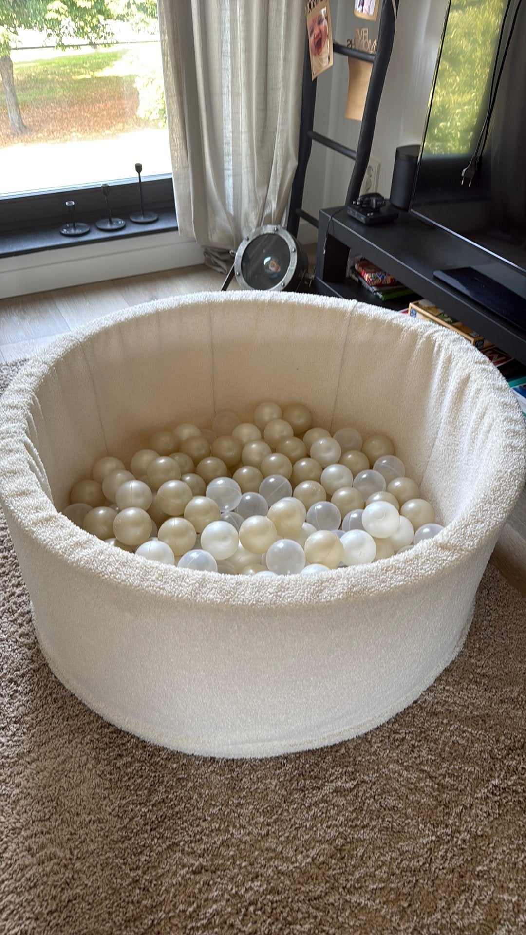 Tree Toys Ballenbak met ballen - Teddy wit, Ophalen, Zo goed als nieuw, Jongen of Meisje