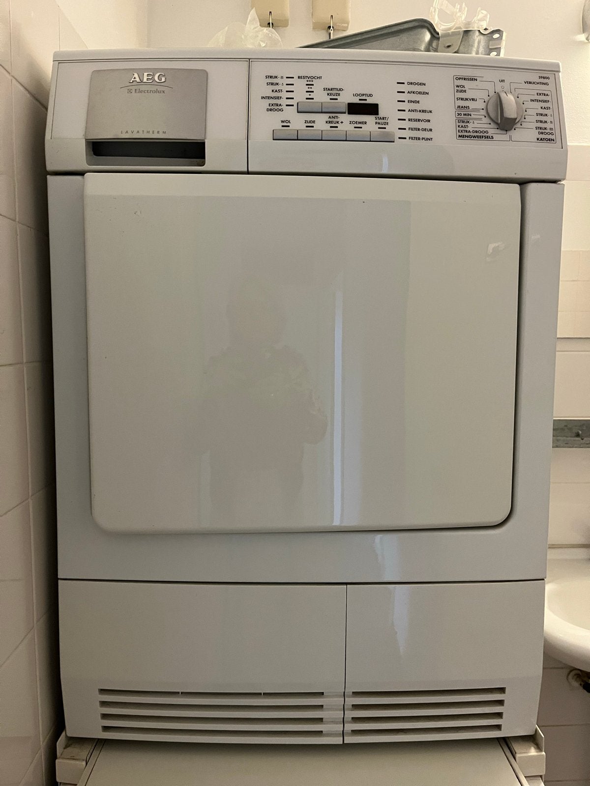 AEG Lavatherm T59800 - Niet werkend (voor onderdelen), Ophalen, Niet werkend, Voorlader, Condens