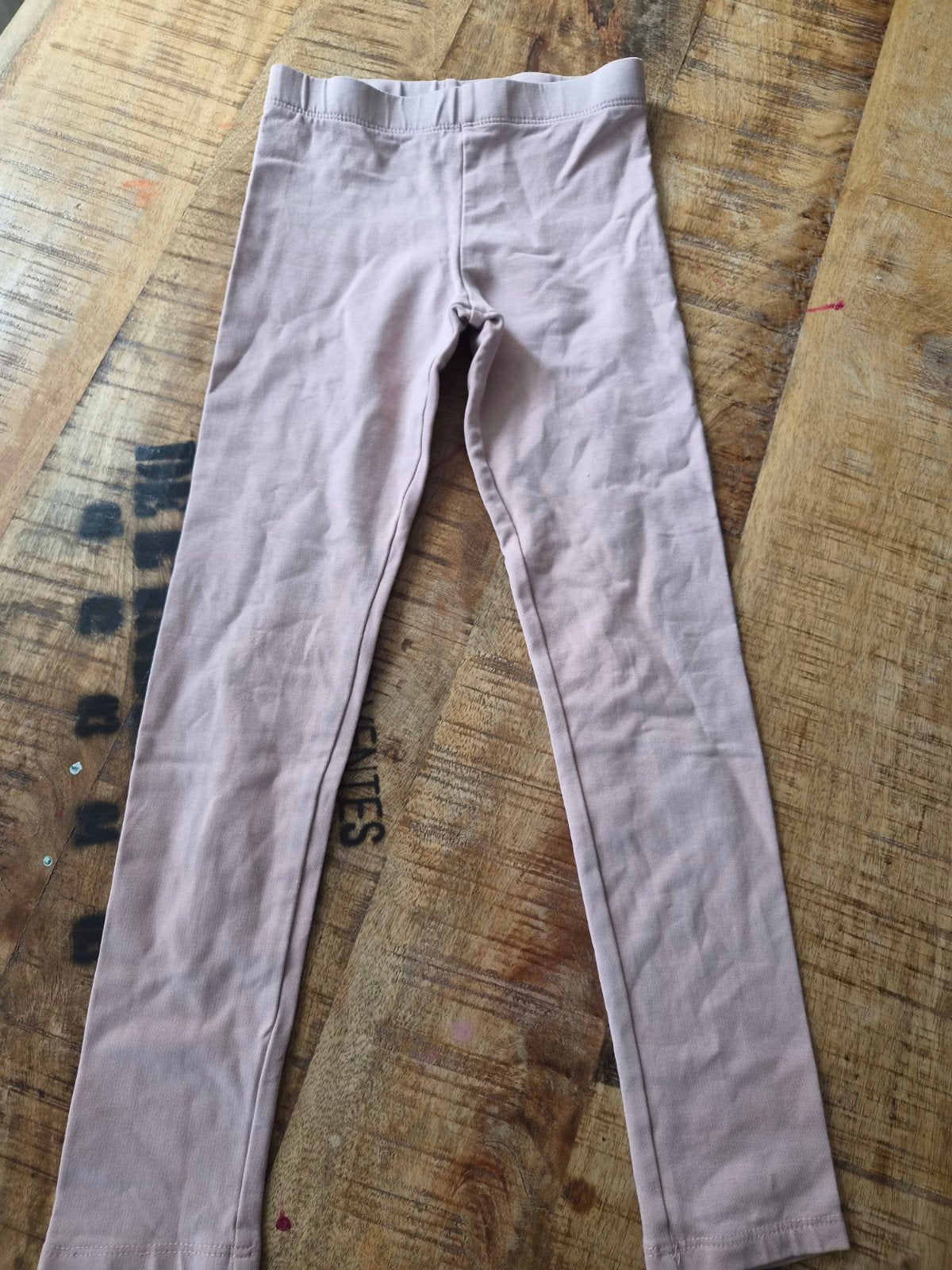 Roze H&M Legging Maat 122 (6-7 jaar), Kinderen en Baby's, Kinderkleding | Maat 122, Broek, Gebruikt, Meisje, H&M
