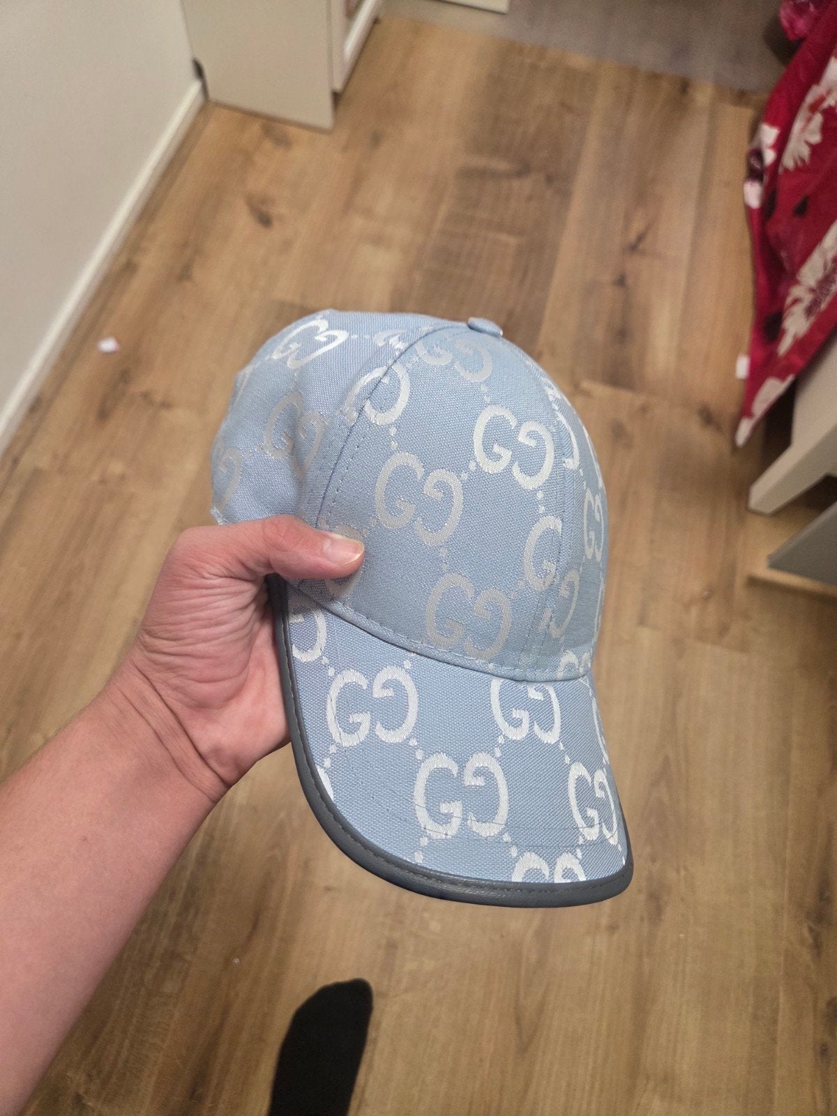 gucci cumbo pet lichtblauw., Nieuw, Pet, Gucci, One size fits all