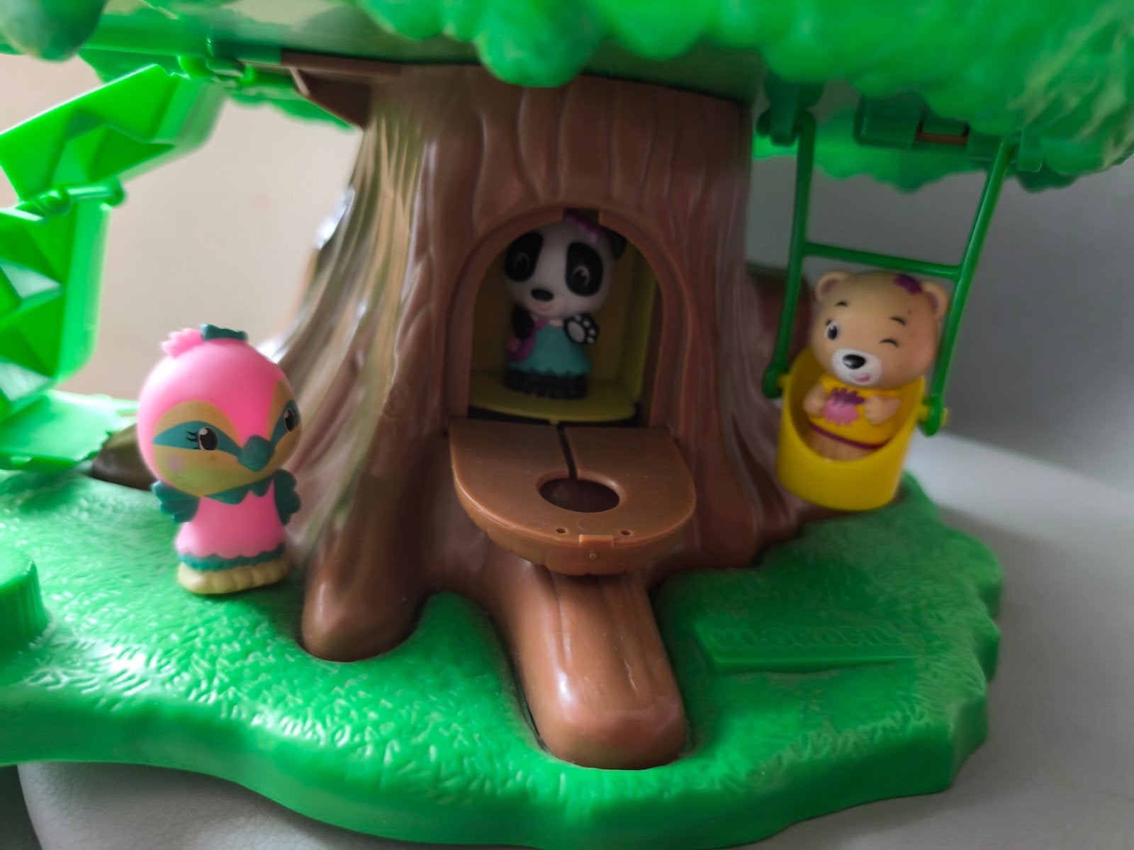 Boomhut speelset met diertjes en meubels, Ophalen of Verzenden, Gebruikt, Jongen of Meisje