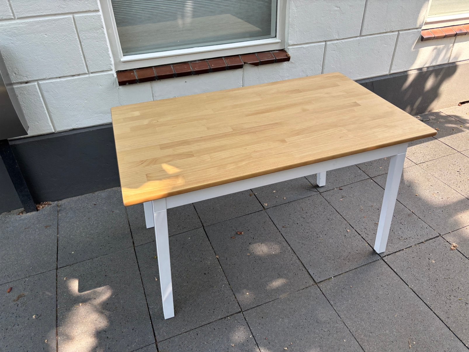 IKEA PINNTORP Grenen Houten Eettafel - 125x75x75 cm, Huis en Inrichting, Ophalen, 100 tot 150 cm, 50 tot 100 cm, Zo goed als nieuw