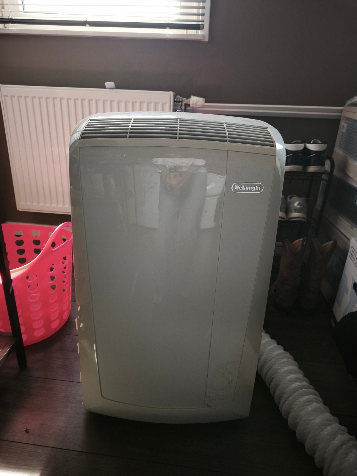 DeLonghi Pinguino PAC N82 ECO Mobiele Airco, Ophalen, Gebruikt, Minder dan 60 m³, 3 snelheden of meer