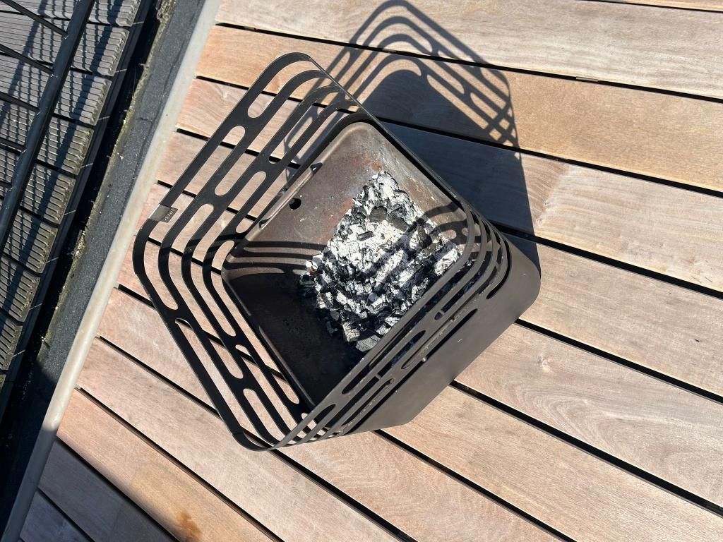 Originele Höfats Cube vuurkorf, Ophalen, Gebruikt, Vuurkorf