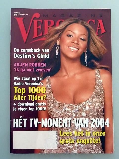 Veronica Magazine #51 - 2004 - Arjen Robben, Destiny's Child, Verzamelen, Verzenden, 1980 tot heden, Tijdschrift