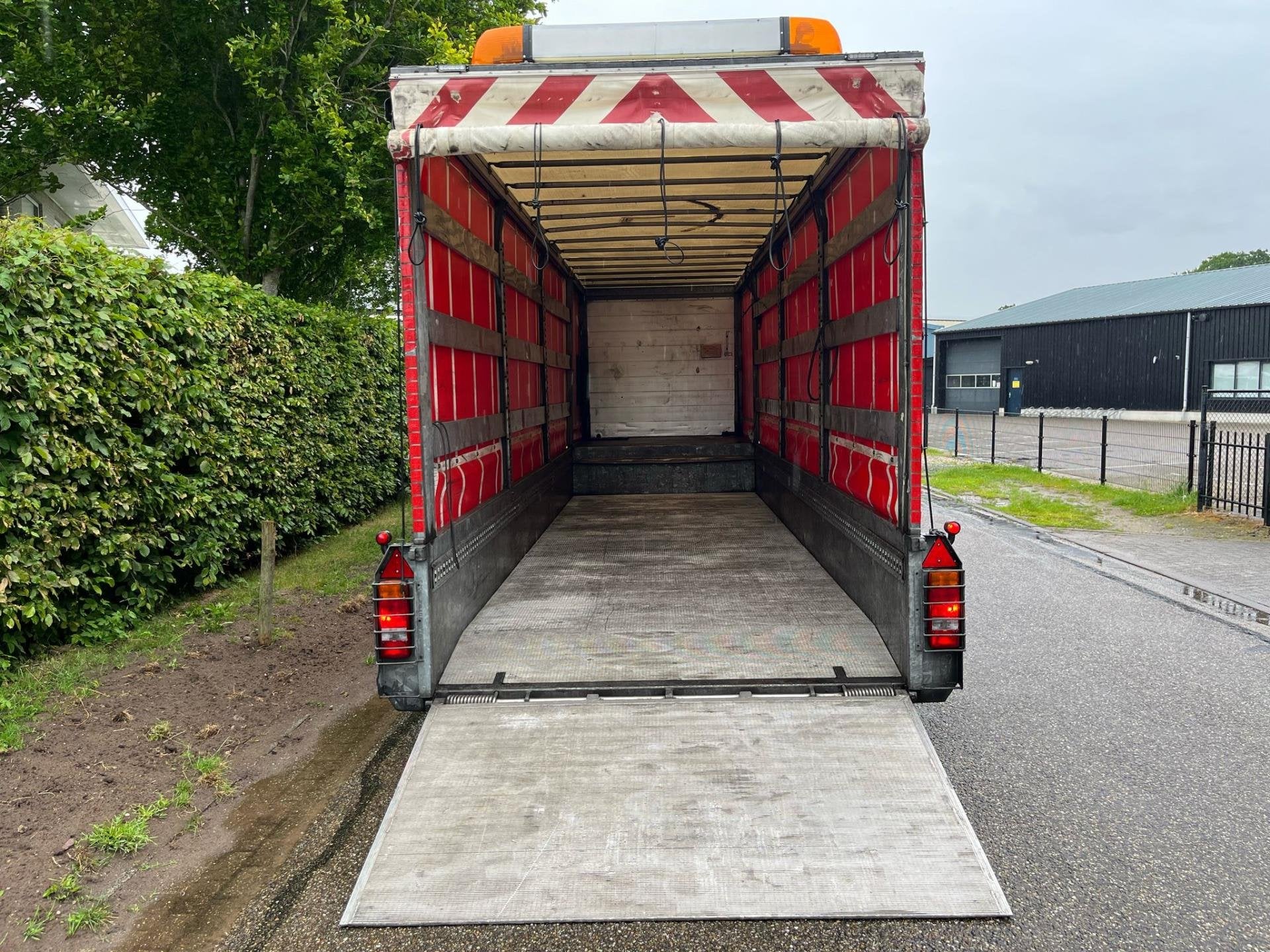 Veldhuizen P 33-2 8 T , kuipdieplader met schuifzeil be ople, Auto's, Overige brandstoffen, Origineel Nederlands, Bedrijf, Aanhangers en Opleggers