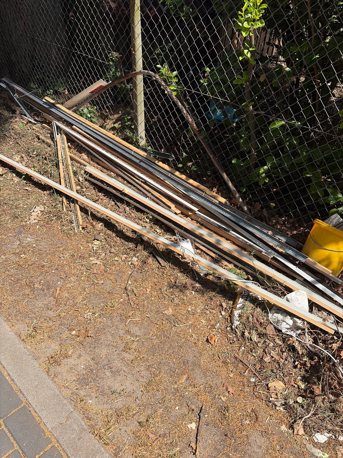 Oud ijzer en aluminium voor recycling, Ophalen, Gebruikt, Aluminium