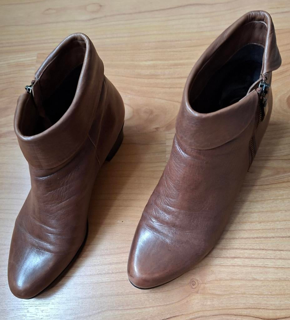 Gabor bruine korte laarsjes - Maat 40, Kleding | Dames, Schoenen, Bruin, Lage of Enkellaarzen, Gabor, Ophalen of Verzenden