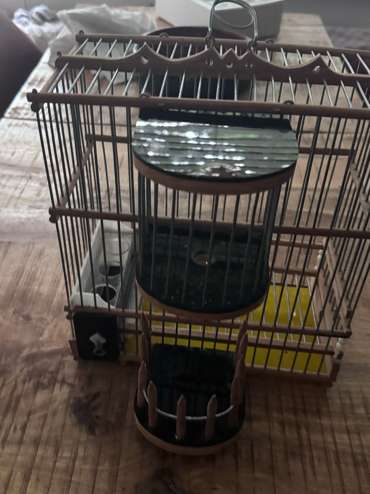 Mooi als nieuw unieq putter kooitje voor met een emmertje, Dieren en Toebehoren, Vogels | Overige Vogels