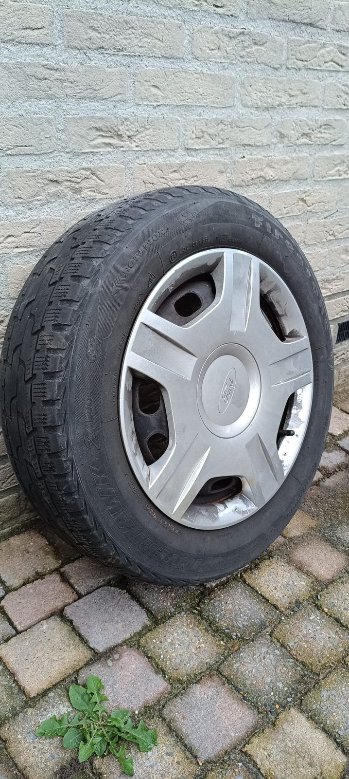 Wielen inclusief velgen en winterbanden 75/65R14, Ophalen, Gebruikt