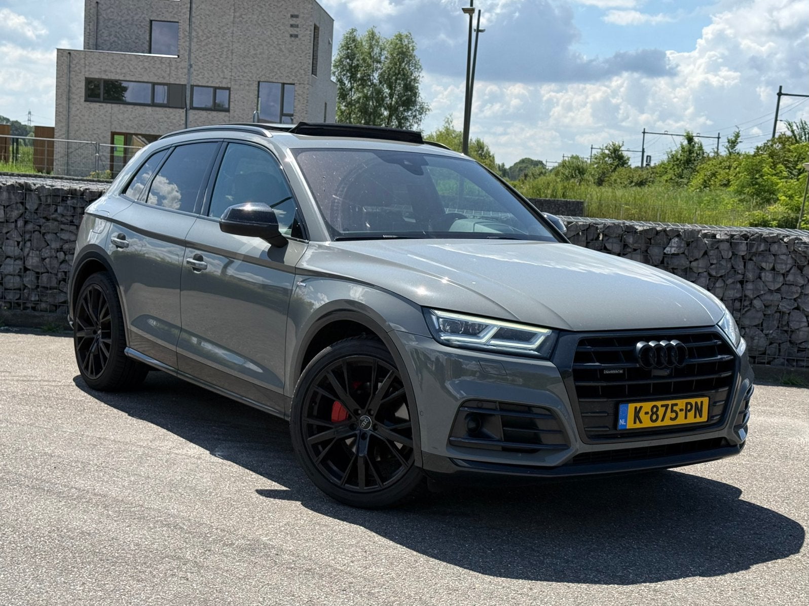 Audi Q5 2.0 Tfsi Quattro 252pk S Tronic Nardo |FULL OPTION|, Auto's, Audi, Particulier, Q5, 4x4, ABS, Achteruitrijcamera, Adaptieve lichten