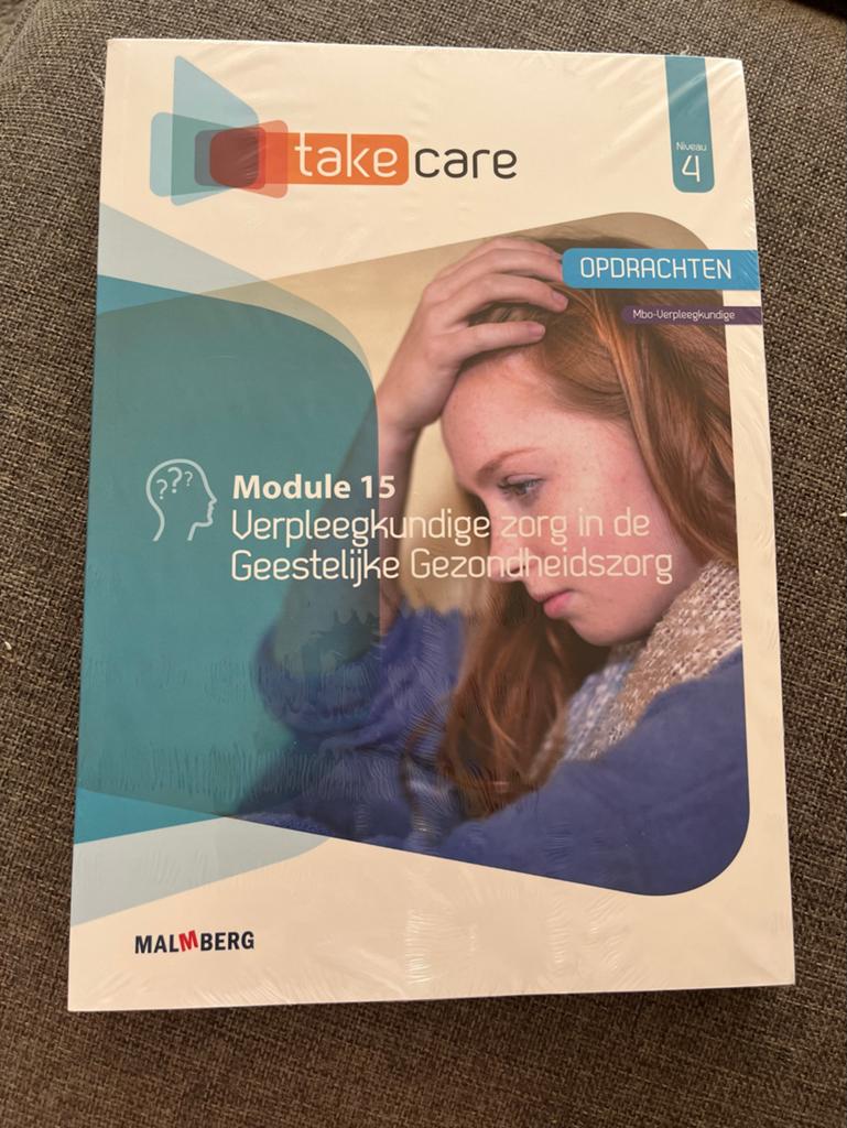 Take Care Module 15 Verpleegkundige zorg GGZ (Niveau 4), Ophalen of Verzenden, Gamma, Nieuw, MBO