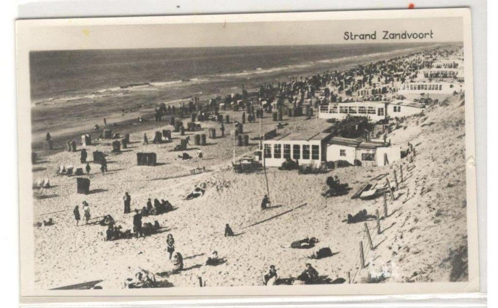 K-304  Zandvoort Met P., Verzenden, 1940 tot 1960, Gelopen, Noord-Holland