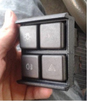 Fiat ducato J5 lamp schakelaar koplamp verlichting dash c25, Auto-onderdelen, Verzenden, Gebruikt, Fiat
