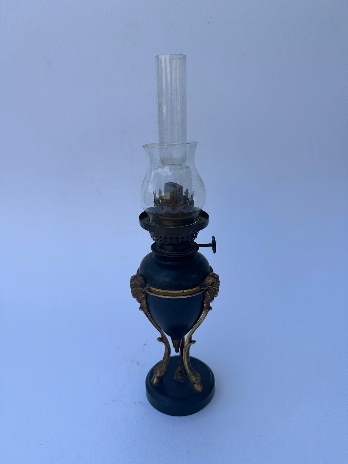 Empire Olielamp, Antiek en Kunst, Antiek | Lampen, Ophalen of Verzenden