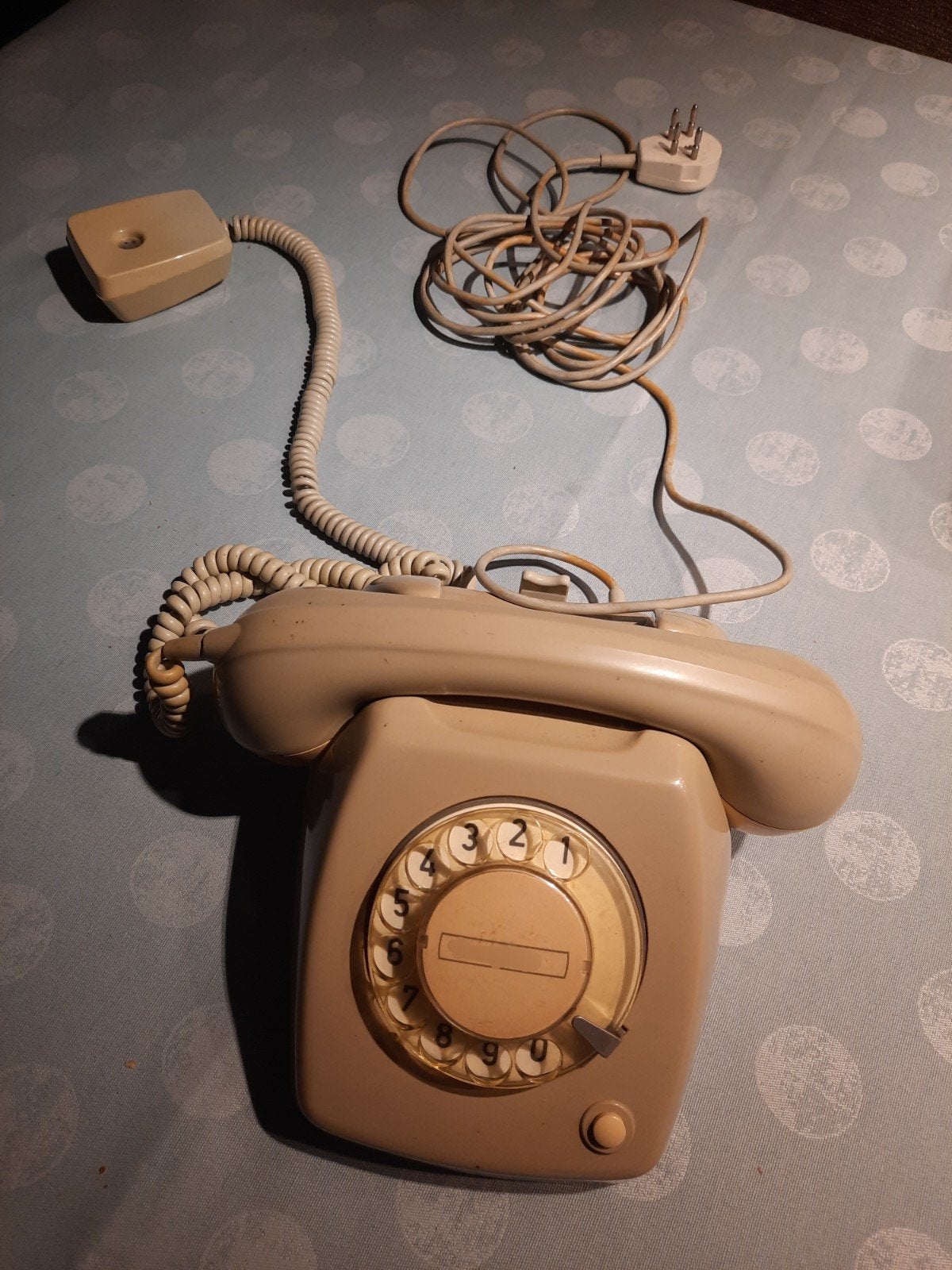 Vintage PTT Ericsson T65 draaischijf telefoon, Ophalen of Verzenden, Gebruikt, Met draaischijf