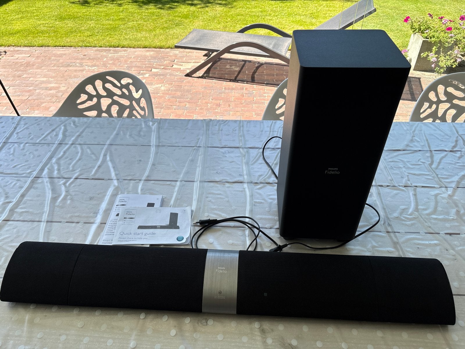 Philips Fidelio B5 Soundbar met draadloze subwoofer, Ophalen, Philips, 70 watt of meer, Overige spelers