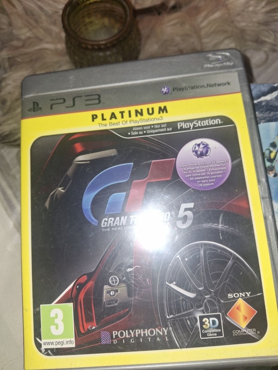 PS3 Games: Gran Turismo 5, SSX, Uncharted Drake's Fortune, Ophalen, Online, Gebruikt, 1 speler