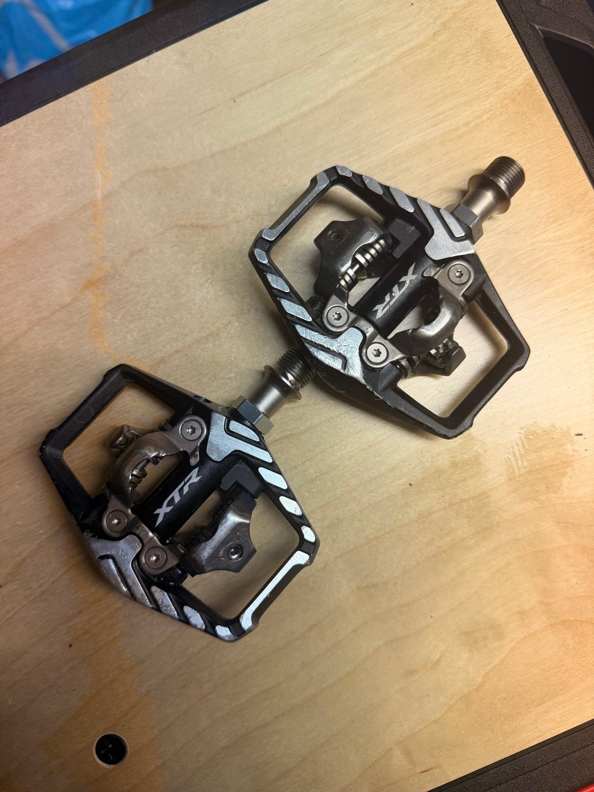 Shimano XTR PD-M9120 SPD Pedalen - Gebruikt, Crankstel of Pedalen, Gebruikt, Ophalen of Verzenden, Aluminium