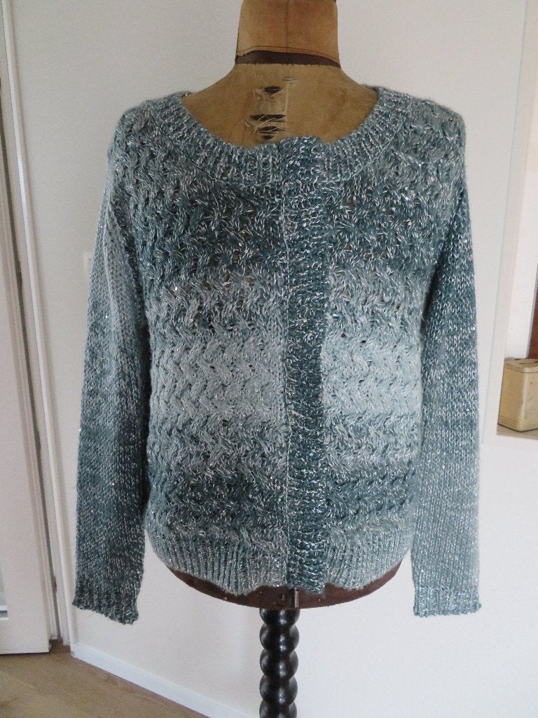 Dames vest  Enjoy maat XXL Z.G.A.N. blauw ., Kleding | Dames, Truien en Vesten, Blauw, Maat 46/48 (XL) of groter, Enjoy, Ophalen of Verzenden