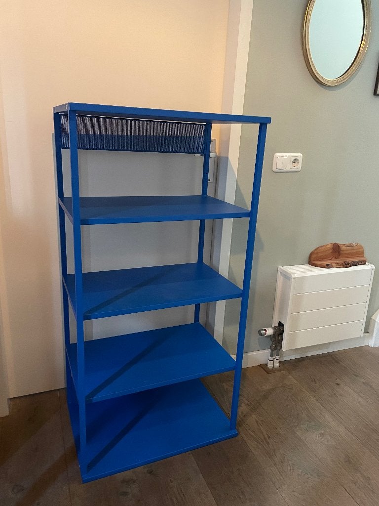 Platsa kast IKEA blauw, Ophalen, Met plank(en), 100 tot 150 cm, 50 tot 100 cm