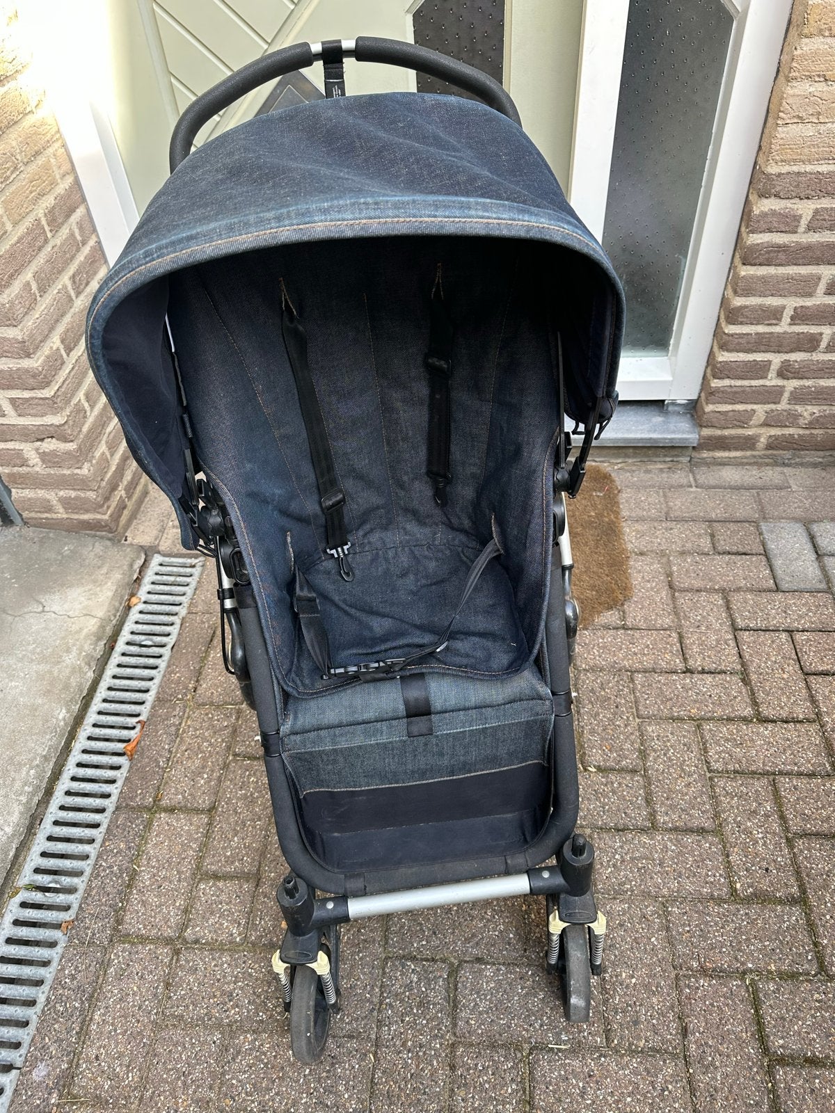 Bugaboo Cameleon kinderwagen - Denim, Ophalen, Gebruikt, Bugaboo, Verstelbare duwstang
