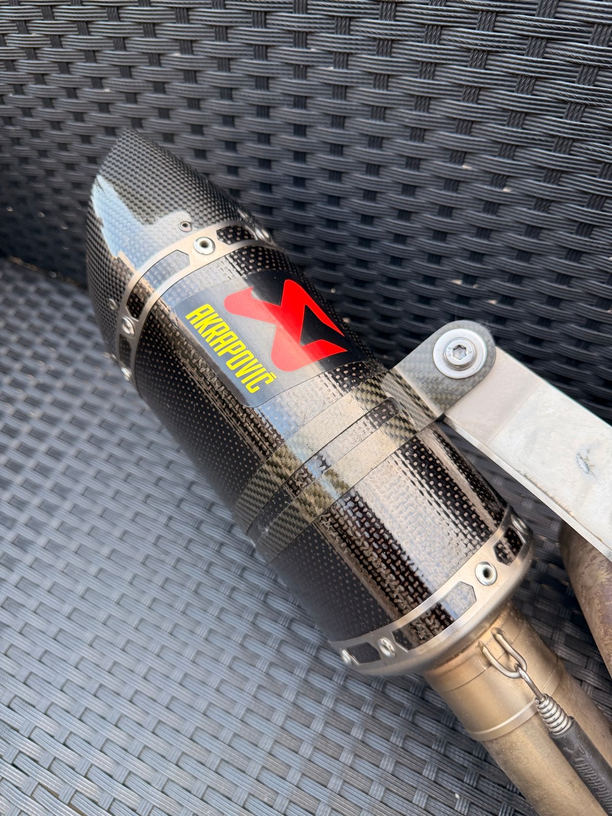 Akrapovic uitlaatsysteem Yamaha MT-07 Tracer 7, Ophalen of Verzenden, Gebruikt