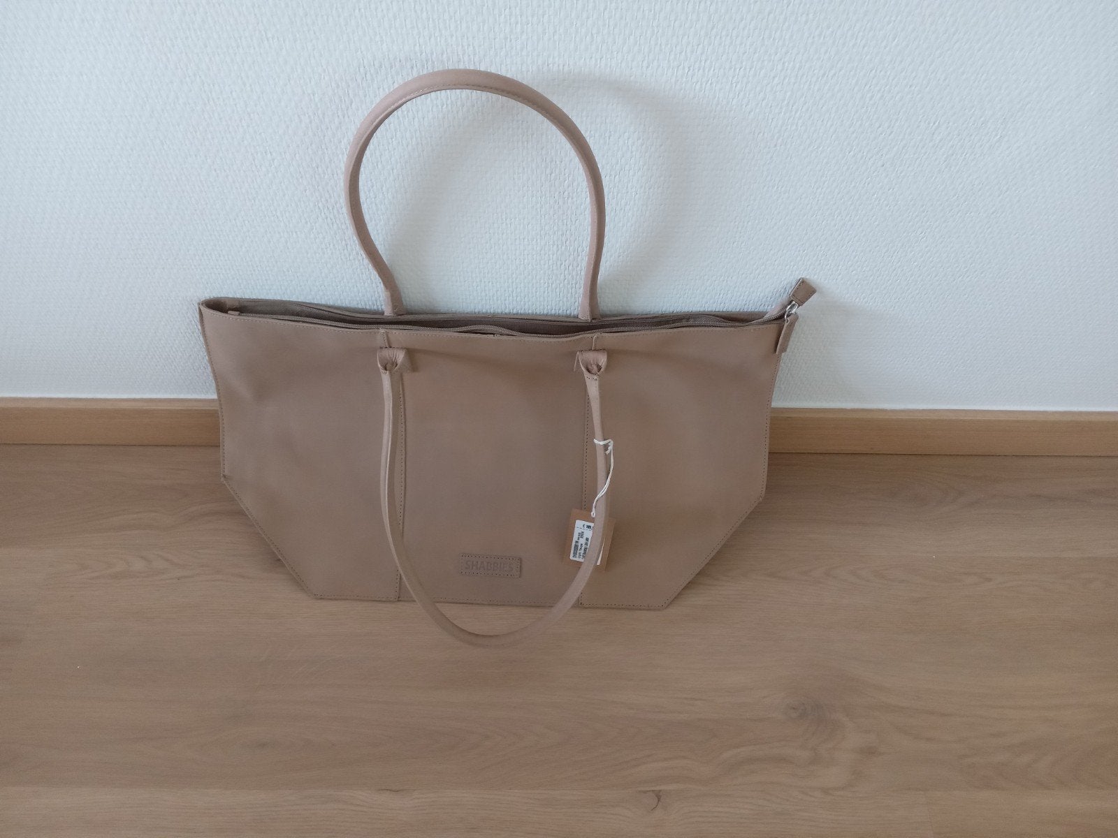NIEUWE Shabbies tas van leer, Ophalen of Verzenden, Nieuw, Beige, Leer