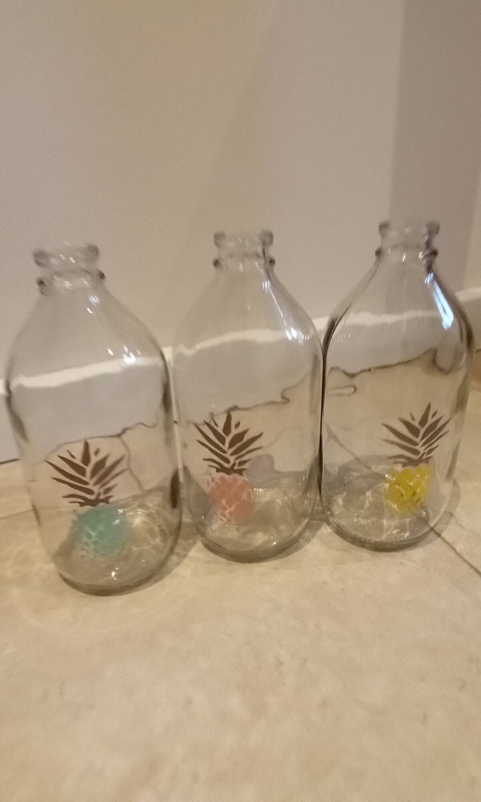 Ananas flessen, Ophalen of Verzenden