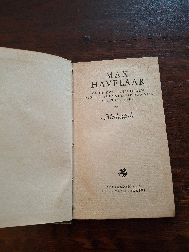 Max Havelaar (Multatuli) op de koffieveilingen, 1948, zie fo, Gelezen, Nederland, Multatuli, Ophalen of Verzenden