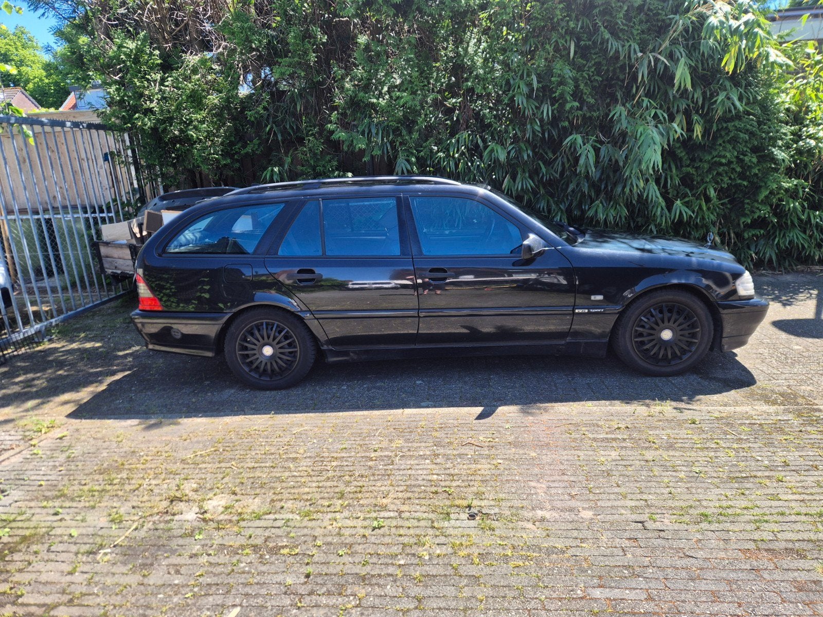 Mercedes C280 V6 Sport Automaat LPG G3 station 1998 Zwart AP, Automaat, Zwart, 2000 kg, Zwart