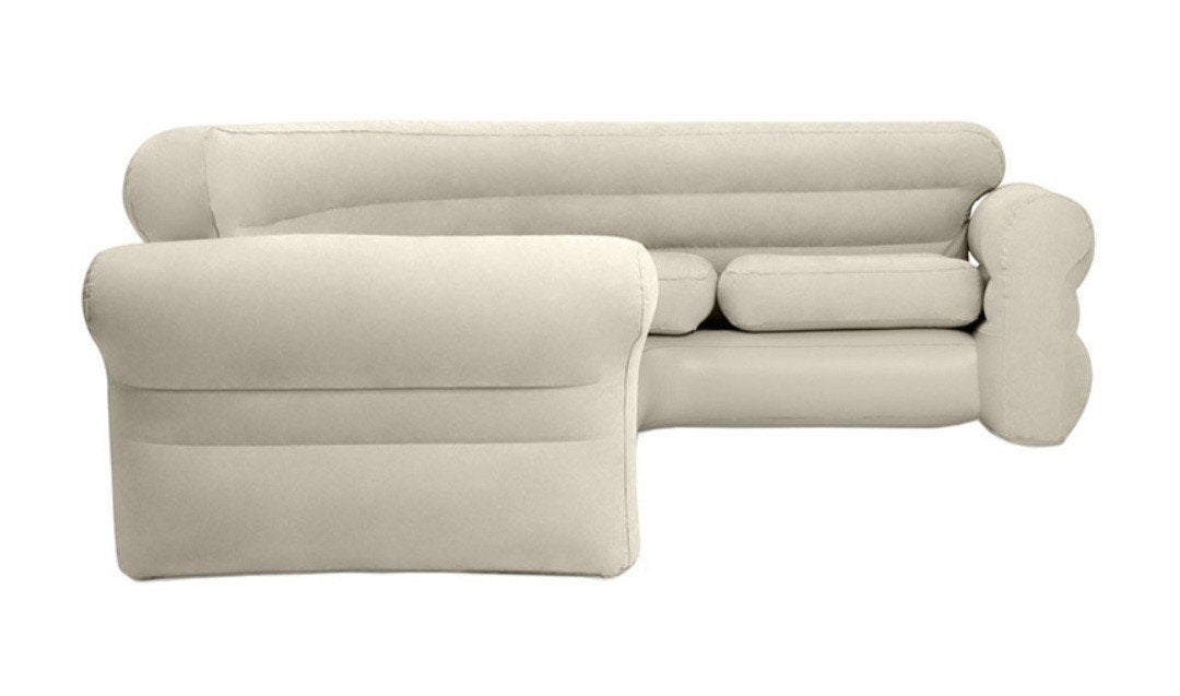 Intex hoekbank zo goed als nieuw (alleen ophalen), Ophalen, Overige materialen, Zo goed als nieuw, 150 cm of meer