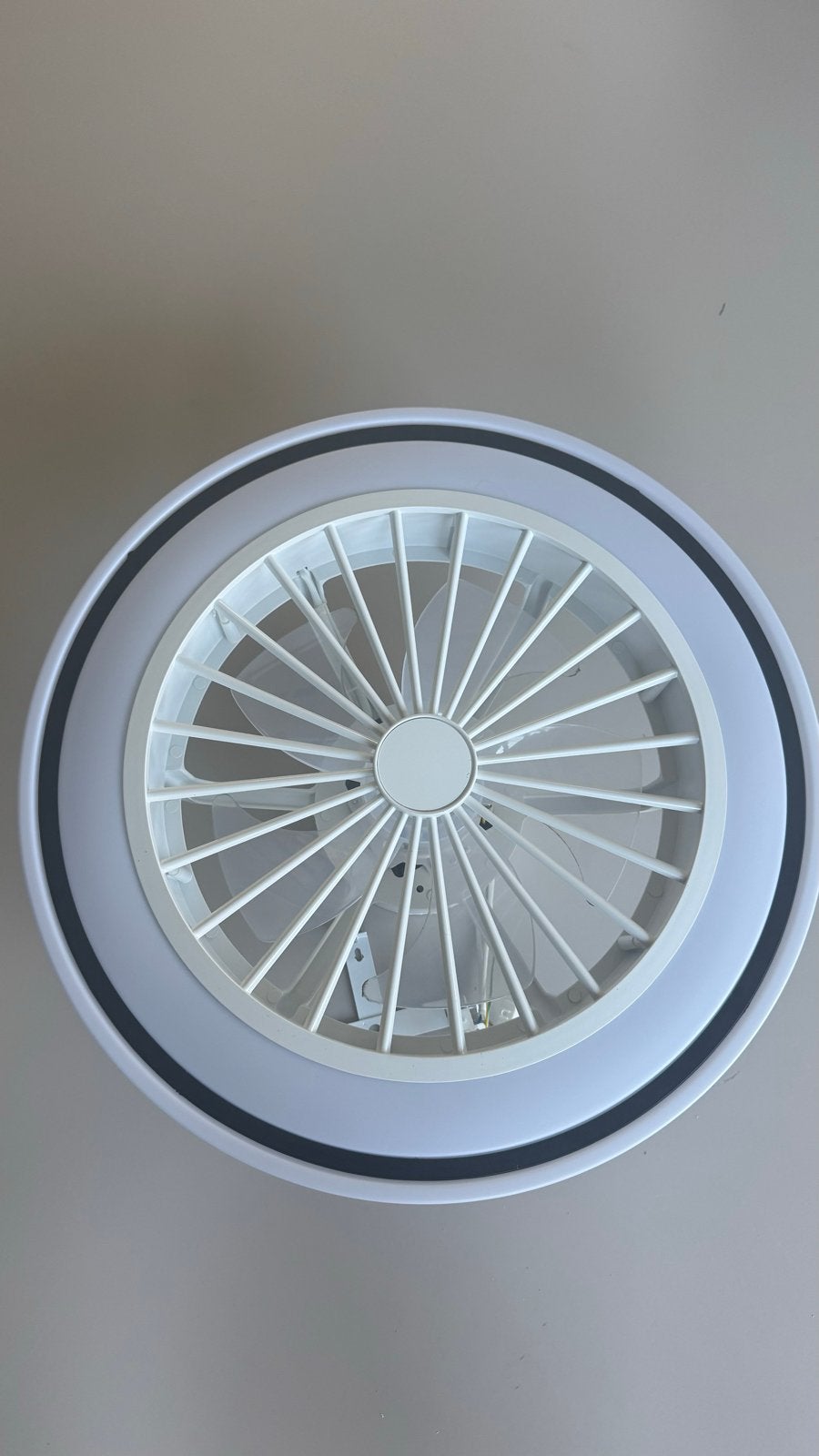 EGLO LED Plafondlamp met Ventilator - Wit, Modern, Witgoed en Apparatuur, Ventilatoren, Ophalen, Gebruikt, Plafondventilator