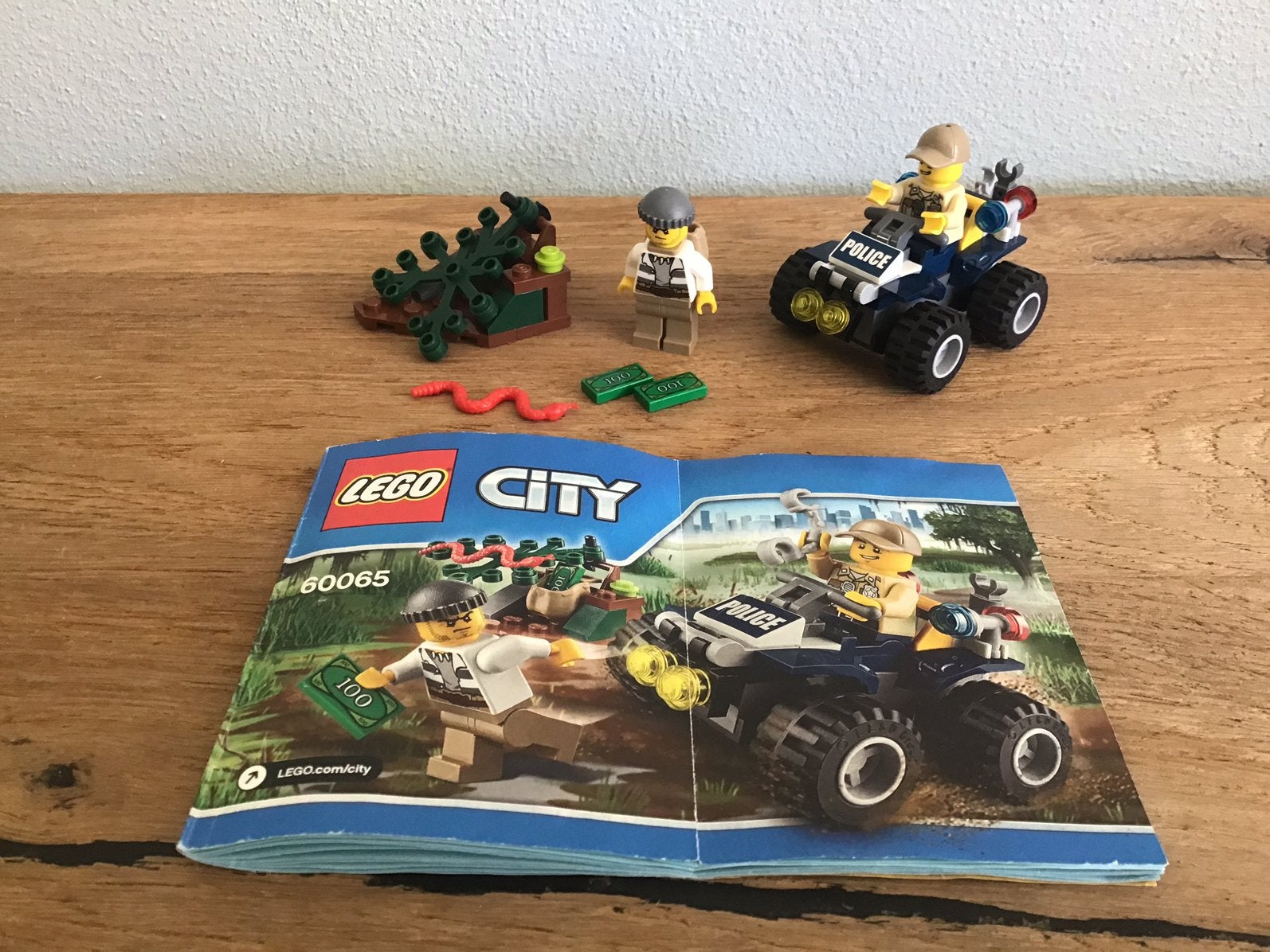 Lego City 60065 - ATV Patrol, Kinderen en Baby's, Speelgoed | Duplo en Lego, Ophalen of Verzenden, Gebruikt