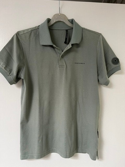 Airforce polo, maat XS, Kinderen en Baby's, Kinderkleding | Maat 176, Ophalen of Verzenden, Zo goed als nieuw, Jongen, Shirt of Longsleeve