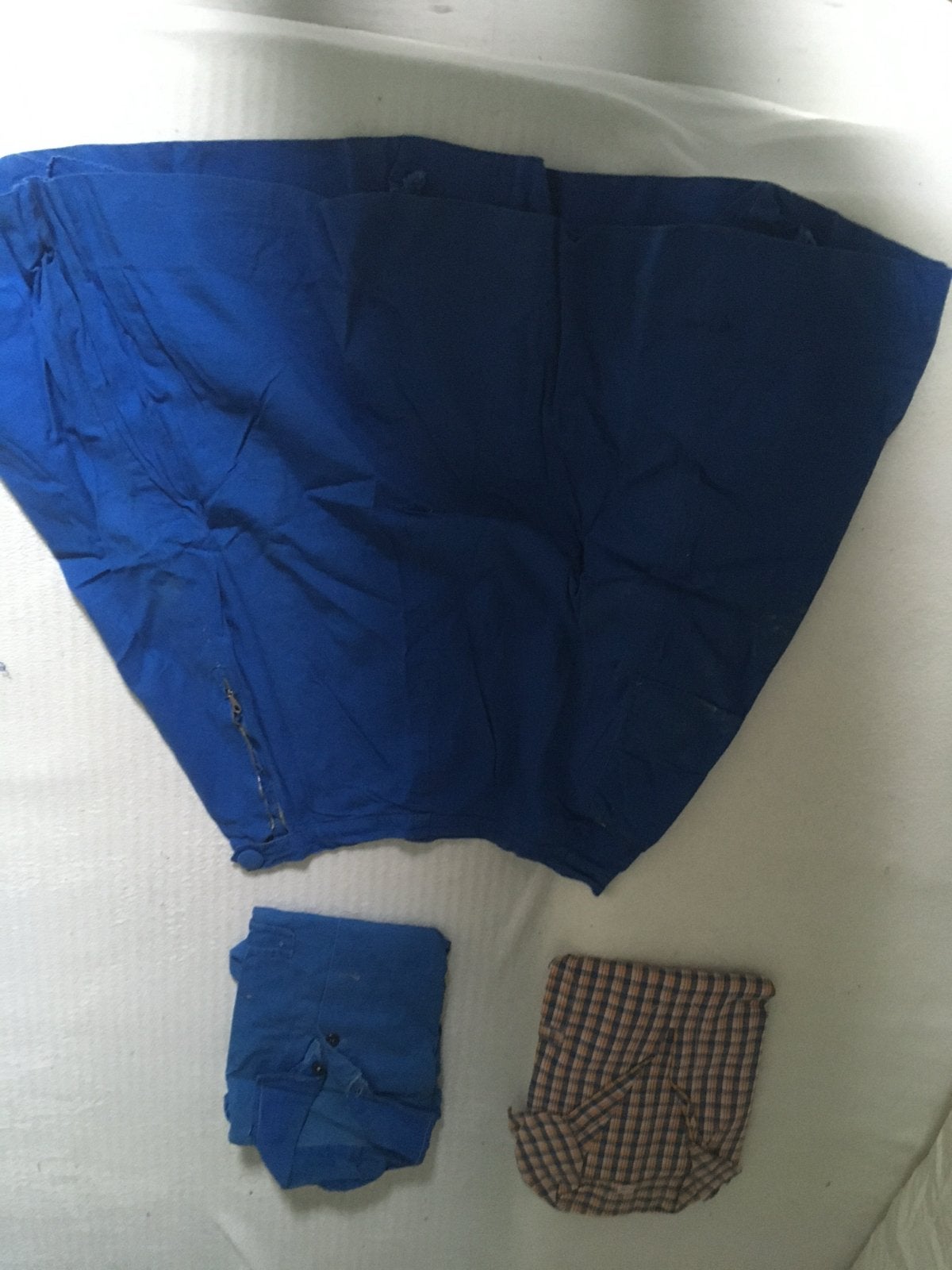 Vintage Scouting uniform rok en accessoires, Maat 38/40 (M), Blauw, ., Ophalen of Verzenden