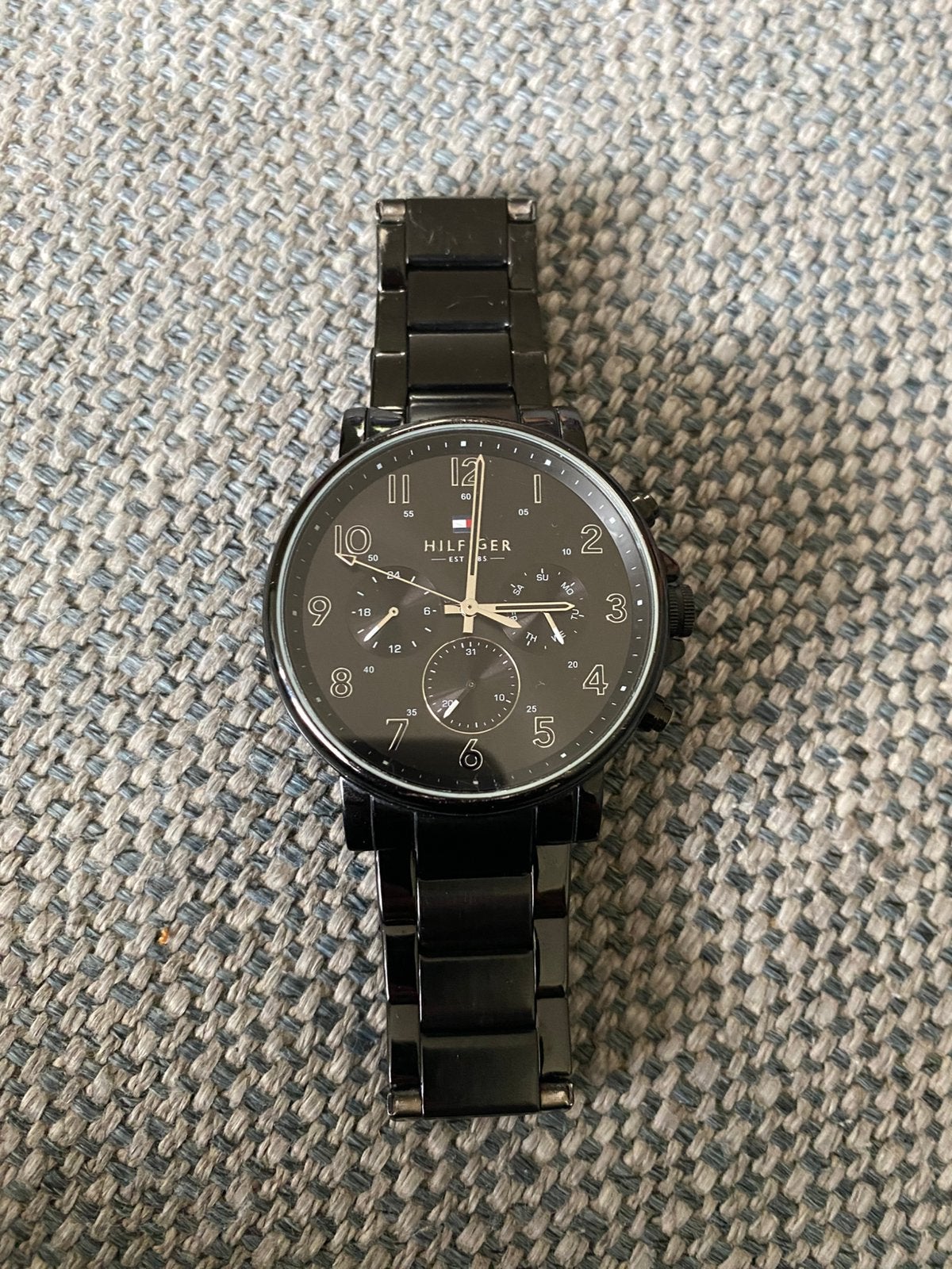 Tommy Hilfiger Daniel Horloge, Overige merken, Staal, Gebruikt, Staal