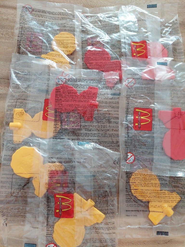 9x McDonalds potlood hoofd Ronald McDonald nieuw, McDonalds, Nieuw, McDonalds, McDonalds