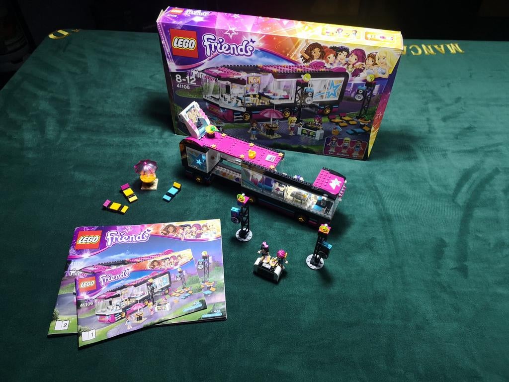 Lego Friends 41106 (popstar tourbus), Ophalen, Zo goed als nieuw