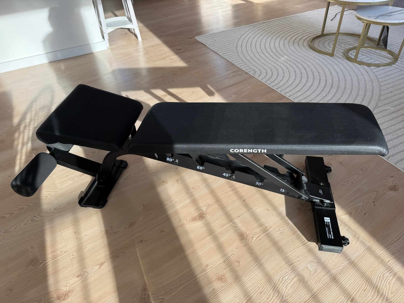 DOMYOS Verstelbare Fitnessbank 900 (Decathlon), Ophalen, Overige typen, Metaal, Armen