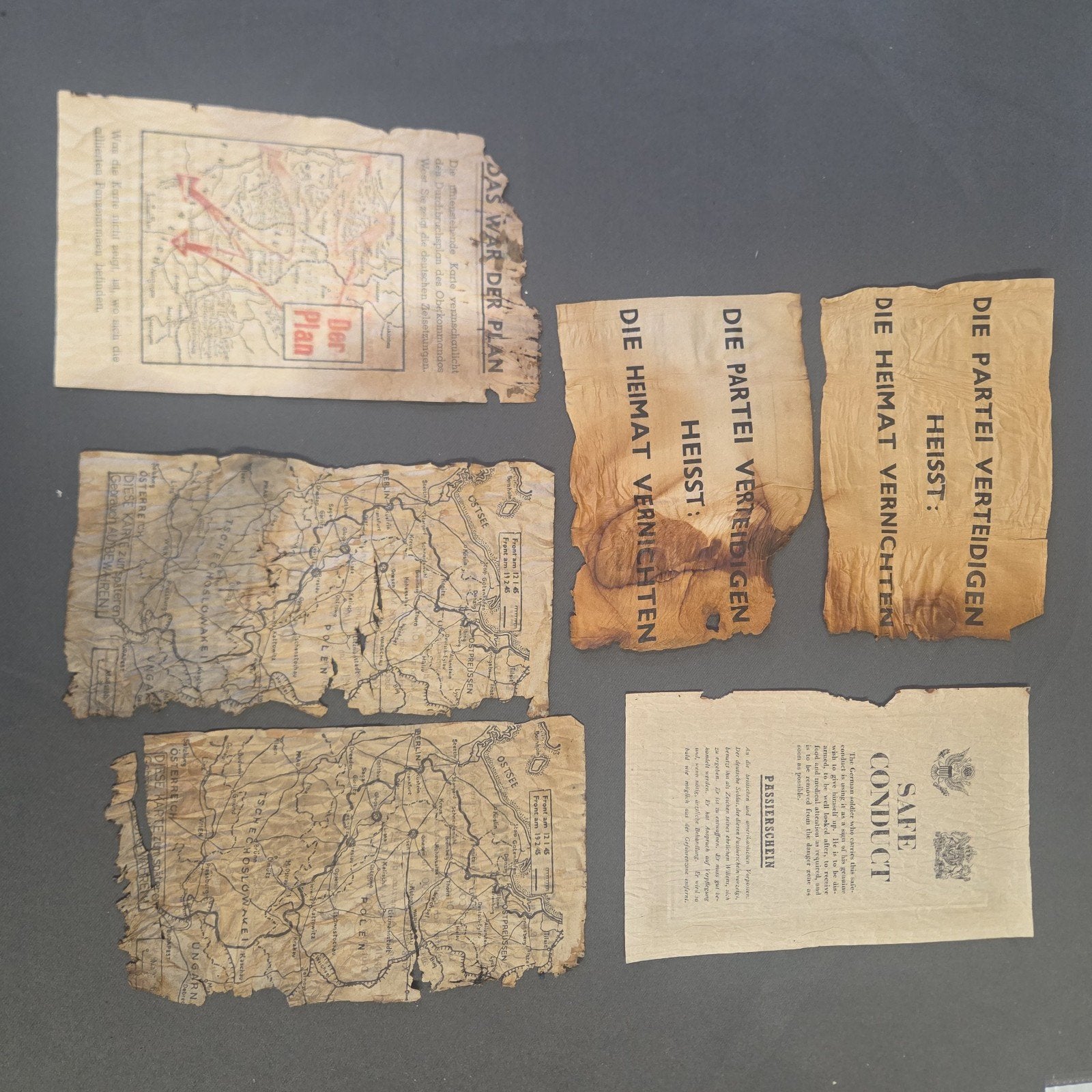 6 WO2 bom pamfletten, Verzamelen, Ophalen of Verzenden, Luchtmacht, Duitsland, Foto of Poster