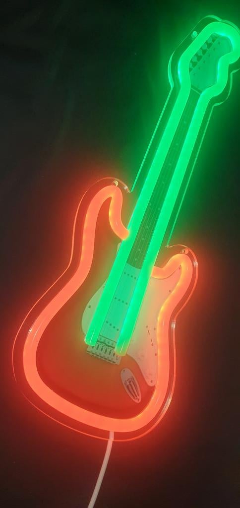 Unieke Neon LED Gitaar – De Ultieme Rock 'n Roll Sfeer!, Ophalen of Verzenden, Nieuw
