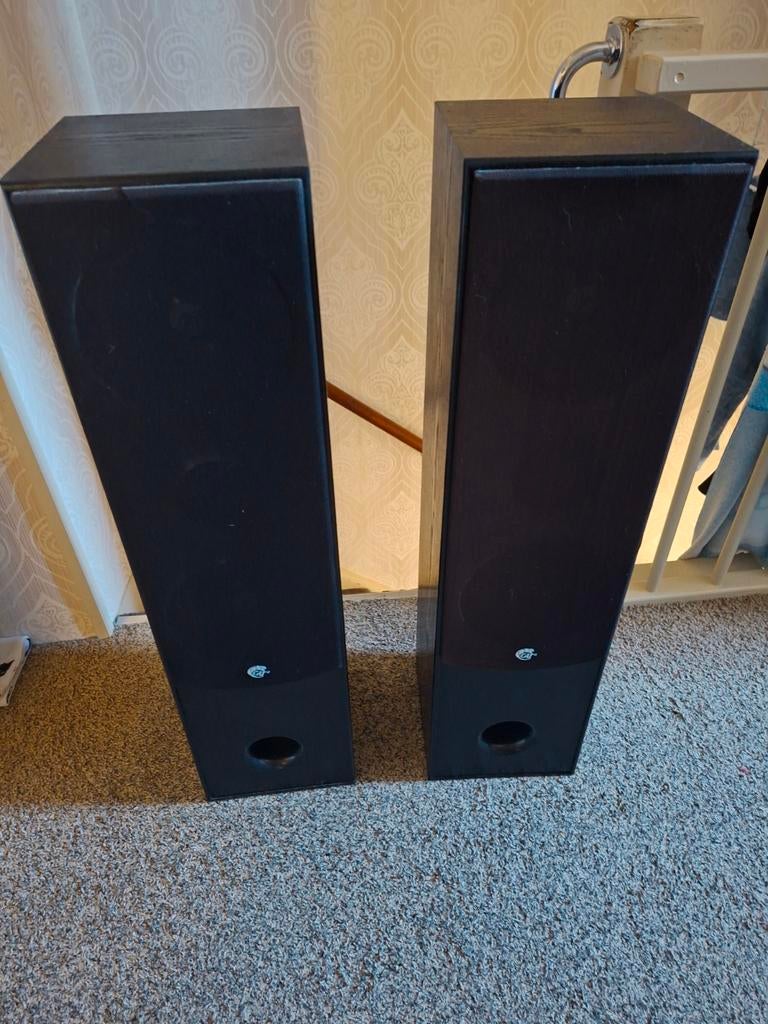 CAT LEB 401  3-Wege-Bassreflex Vloerstaande Speakers, Audio, Tv en Foto, Luidsprekers, Ophalen, 120 watt of meer, Front, Rear of Stereo speakers