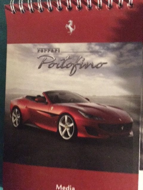 Ferrari Portofino fraaie pers brochure/auto folder '17, Ophalen of Verzenden, Zo goed als nieuw, Ferrari