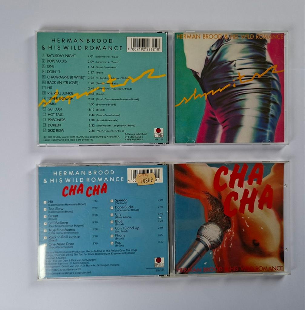 Herman Brood & His Wild Romance - shpritsz & Cha Cha CD's, Ophalen of Verzenden, 1970 - 1979, Gebruikt