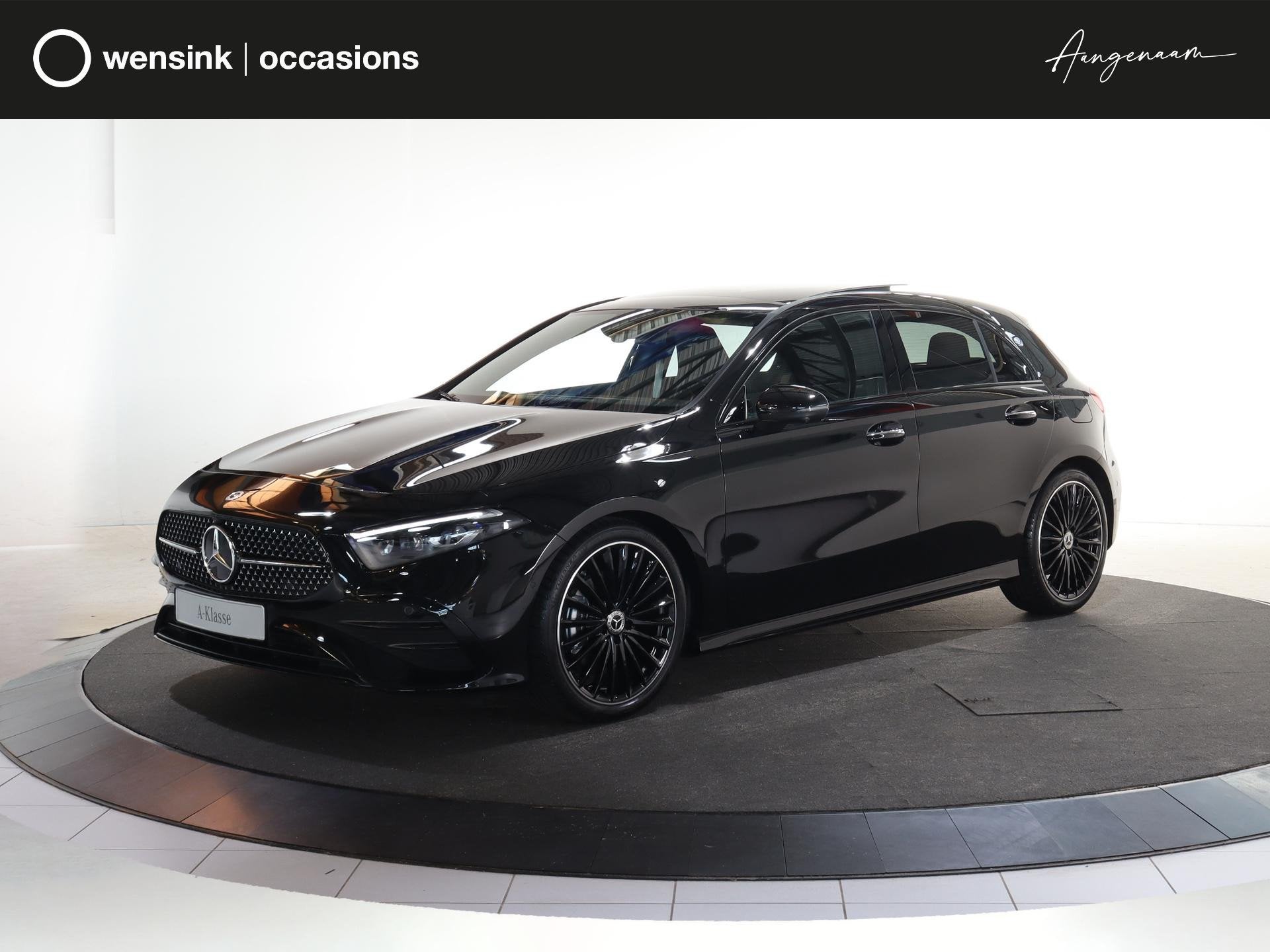 Mercedes-Benz A-klasse 180 Business Solution AMG | AMG Line, 136 pk, Gebruikt, 4 cilinders, Zwart