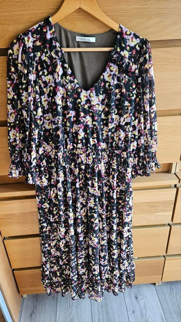 Jurk Miljuschka maat 42 valt ruim als 44 46, Kleding | Dames, Ophalen of Verzenden, Zo goed als nieuw, Jurk