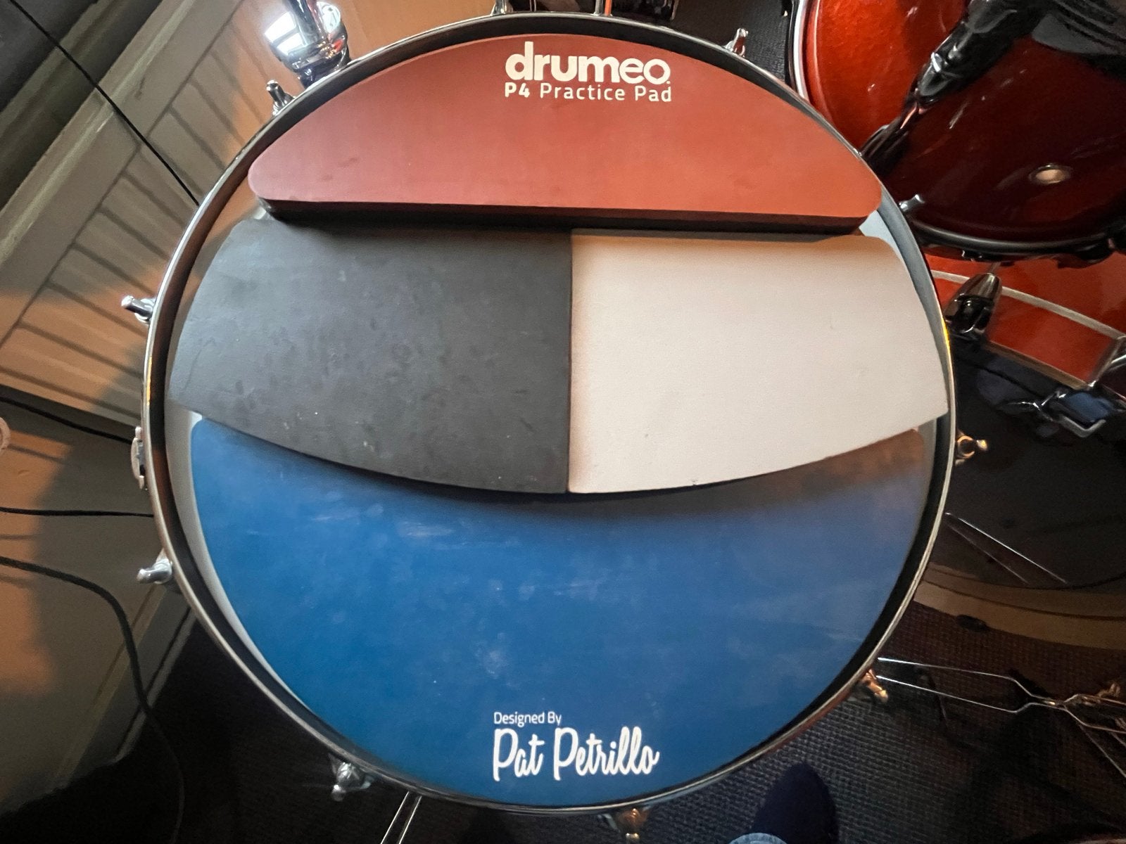 Drumeo P4 Practice Pad - Pat Petrillio Design, Ophalen of Verzenden, Zo goed als nieuw, Overige merken